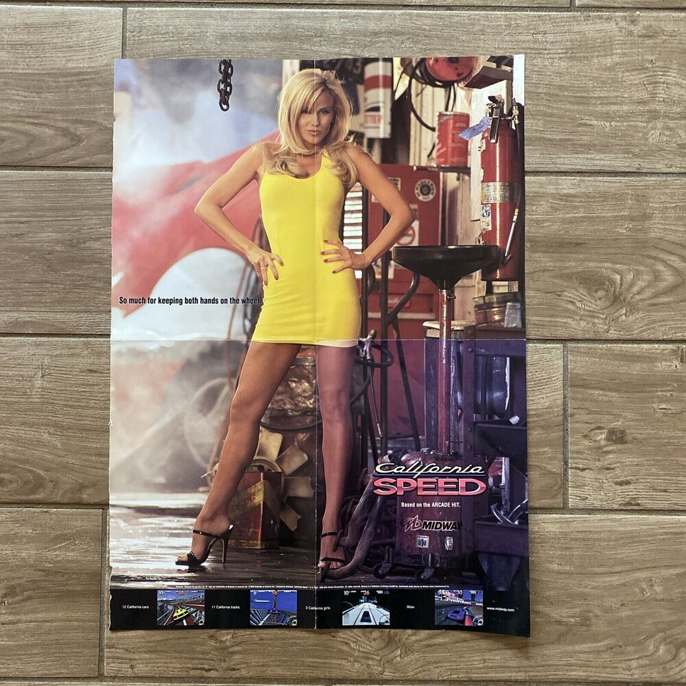 N64 Nintendo 64 CALIFORNIA SPEED “Poster Only” Rare